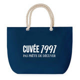 Sac de plage Bleu anse corde Cuvée 1991