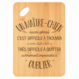 Planche bambou gravée personnalisée homme idée cadeau Fête des Pères apéro 30×20 prénom cuisine plateau fromage anniversaire noel papa papi 
