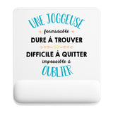 Tapis de souris ergonomique avec repose-poignet, accessoire bureau pour femme et homme, fête des pères, cadeau pas cher, idée cadeau fête des mères, secret santa, départ à la retraite, télétravail et gaming