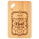 Planche à découper cadeau Noël famille amis papa maman mamie papi, idée cadeau apéro et cuisine, Secret Santa