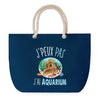 Sac de plage Bleu anse corde J'peux Pas Aquarium