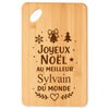 Planche à découper cadeau Noël famille amis papa maman mamie papi, idée cadeau apéro et cuisine, Secret Santa