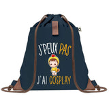 sac a dos bleu coton recycle avec pochette idee cadeau originale pour collegue ami prof ou membre de la famille cadeau mixte noel anniversaire secret santa ou depart au travail sac leger pratique et ecologique design breton moderne