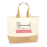 Sac Jute Fête des Mères Fêtes des Pères Mamie Papi Famille Idée Cadeau anniversaire Noël Travail Boulot Métier Départ Retraite Collègue Femme Homme