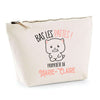 Trousse pochette de rangement maquillage Fête des Mères Mamie Famille Idée Cadeau anniversaire Noël Travail Boulot Métier Départ Retraite Collègue Femme