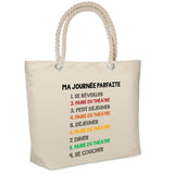 Sac Fête des Mères Fete des Pères Papi Mamie Famille Cadeau anniversaire Noël Travail Boulot Métier Retraite Collègue Femme Homme Cabas