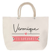Sac Fête des Mères Mamie Famille Idée Cadeau anniversaire Noël Travail Boulot Métier Départ Retraite Collègue Femme cabas shopping plage