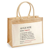 Sac Fête des Pères Papa Papi Frère Homme Famille Idée Cadeau anniversaire Noël Travail Boulot Métier Départ Retraite Collègue cabas 