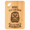 Planche bambou gravée personnalisée femme idée cadeau Fête des Mères apéro 30×20 prénom cuisine plateau fromage anniversaire noel maman mamie
