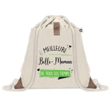 Sac à dos avec pochette Meilleure Belle-Maman de tous les temps