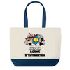 Sac de shopping bleu Super Agent d'Entretien
