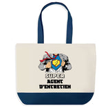 Sac de shopping bleu Super Agent d'Entretien