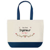 Sac de shopping bleu Ingénieur au Top