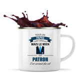 mug homme personnalisé idée cadeau homme mug original homme mug prénom cadeau noël anniversaire secret santa tasse timbale camping