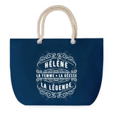 Sac de plage Bleu anse corde Hélène Déesse Légende