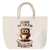Sac Fête des Mères Mamie Famille Idée Cadeau anniversaire Noël Travail Boulot Métier Départ Retraite Collègue Femme cabas shopping plage