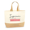Sac Jute Fête des Mères Fêtes des Pères Mamie Papi Famille Idée Cadeau anniversaire Noël Travail Boulot Métier Départ Retraite Collègue Femme Homme