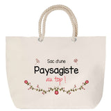 Sac Fête des Mères Mamie Famille Idée Cadeau anniversaire Noël Travail Boulot Métier Départ Retraite Collègue Femme cabas shopping plage