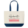 Sac de shopping bleu Herboriste en Vacances