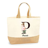 Sac Jute Fête des Mères Fêtes des Pères Mamie Papi Famille Idée Cadeau anniversaire Noël Travail Boulot Métier Départ Retraite Collègue Femme Homme