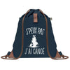 sac a dos bleu coton recycle avec pochette idee cadeau originale pour collegue ami prof ou membre de la famille cadeau mixte noel anniversaire secret santa ou depart au travail sac leger pratique et ecologique design breton moderne