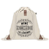 Sac à dos avec pochette Mémé Femme Déesse Légende