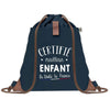 Sac à dos Bleu avec pochette Certifié meilleur Enfant