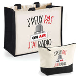 Cabas homme ou femme sac plage ou shopping tote bag pochette trousse Idée cadeau original pour anniversaire Noël travail départ retraite collègue famille fete des mères fetes des pères papa maman mamie papi