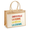 Sac Fête des Mères Mamie MAman Soeur Femme Famille Idée Cadeau anniversaire Noël Travail Boulot Métier Départ Retraite Collègue Femme cabas shopping plage