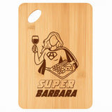 Planche bambou gravée personnalisée femme idée cadeau Fête des Mères apéro 30×20 prénom cuisine plateau fromage anniversaire noel maman mamie