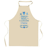 Tablier Joyeux noël à la meilleure Chérie