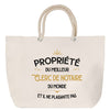 Sac Fête des Pères Papi Famille Idée Cadeau anniversaire Noël Travail Boulot Métier Départ Retraite Collègue Homme cabas shopping plage