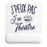 Tapis de souris ergonomique avec repose-poignet, accessoire bureau pour femme et homme, fête des pères, cadeau pas cher, idée cadeau fête des mères, secret santa, départ à la retraite, télétravail et gaming
