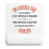 Tapis de souris ergonomique avec repose-poignet, accessoire bureau pour femme et homme, fête des pères, cadeau pas cher, idée cadeau fête des mères, secret santa, départ à la retraite, télétravail et gaming