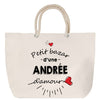Sac Fête des Mères Mamie Famille Idée Cadeau anniversaire Noël Travail Boulot Métier Départ Retraite Collègue Femme cabas shopping plage