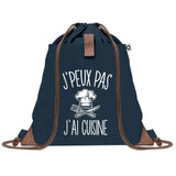 sac a dos bleu coton recycle avec pochette idee cadeau originale pour collegue ami prof ou membre de la famille cadeau mixte noel anniversaire secret santa ou depart au travail sac leger pratique et ecologique design breton moderne