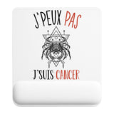 Tapis de souris ergonomique avec repose-poignet, accessoire bureau pour femme et homme, fête des pères, cadeau pas cher, idée cadeau fête des mères, secret santa, départ à la retraite, télétravail et gaming