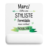 Tapis de souris ergonomique avec repose-poignet, accessoire bureau pour femme et homme, fête des pères, cadeau pas cher, idée cadeau fête des mères, secret santa, départ à la retraite, télétravail et gaming
