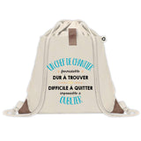 Sac à dos avec pochette Un Chef de Chantier Formidable