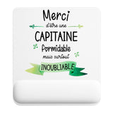 Tapis de souris ergonomique avec repose-poignet, accessoire bureau pour femme et homme, fête des pères, cadeau pas cher, idée cadeau fête des mères, secret santa, départ à la retraite, télétravail et gaming
