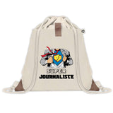 Sac à dos avec pochette Super Journaliste
