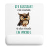 Tapis de souris ergonomique avec repose-poignet, accessoire bureau pour femme et homme, fête des pères, cadeau pas cher, idée cadeau fête des mères, secret santa, départ à la retraite, télétravail et gaming