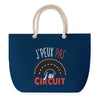 Sac de plage Bleu anse corde J'peux Pas Circuit
