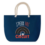 Sac de plage Bleu anse corde J'peux Pas Circuit