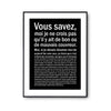 Affiche Couvreur Bon ou Mauvais - Planetee