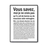 Affiche femme Aide-Ménagère Bonne ou mauvaise - Planetee