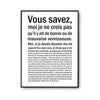 Affiche femme Vernisseuse Bonne ou mauvaise - Planetee