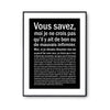 Affiche Infirmier Bon ou Mauvais - Planetee