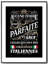 Affiche Italiennes Femme Parfaite