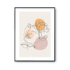Affiche Minimaliste - Visage fleuri - Planetee
